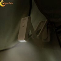 Đèn đọc sách kẹp RADIANTFLASH, Đèn đọc sách có thể gập lại bảo vệ mắt, Đèn ngủ Mini ABS có thể sạc lại tiện lợi ngoài trời