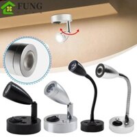 Đèn đọc sách nội thất FUNG, Đèn LED RV 12V -24V 3W, Đèn tường xoay có thể điều chỉnh màu trắng / trắng ấm áp Thuyền, Du thuyền cắm trại Trailer Ký túc xá