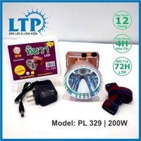 Đèn Đội Đầu Pin Sạc Siêu Sáng 3 Chế Độ Ánh Sáng Trắng/Vàng 200W - PL 329