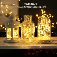 đèn đom đóm dây đồng 10m - màu vàng giá sỉ