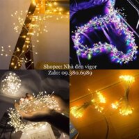 Đèn Đom Đóm Tua Nguyệt Quế 3M 200 LED (Dùng Điện) (Vàng/Trắng/ Đủ màu)