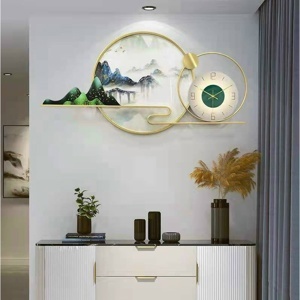 Đèn đồng hồ cao cấp mây và núi DH 2952