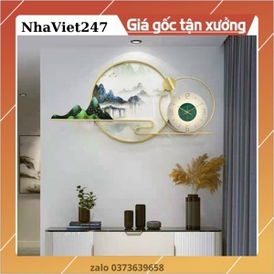 Đèn đồng hồ cao cấp mây và núi DH 2952