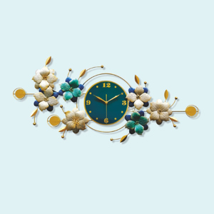 Đèn đồng hồ tranh trang trí bông hoa DH 2905