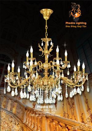 Đèn đồng quý tộc Phedra 02