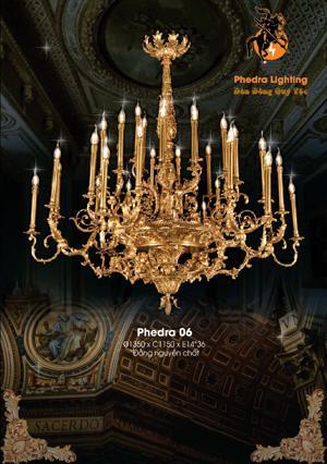Đèn đồng quý tộc Phedra 06