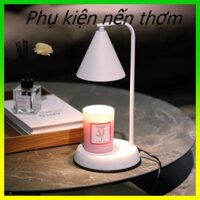 Đèn Đốt Nến Thơm Basic kim loại - Warmer Candles GU10 có núm chỉnh độ sáng [ Đựng vừa nến Yankee size L]