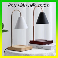 Đèn đốt nến thơm đế gỗ - Phụ kiện nến Yankee, Bath and body works - Warmer Candles - Có núm chỉnh độ sáng