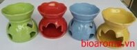Đèn đốt tinh dầu bằng nến hình hoa sen DN03