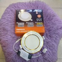 Đèn downlight âm trần 3 màu Nanoco chính hãng 90-9w 3S