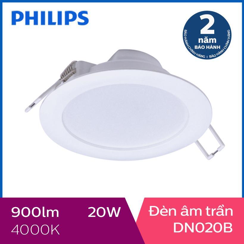 Đèn downlight âm trần LED Philips DN020B LED15 D180 20W