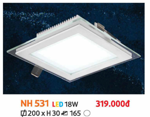 Đèn Downlight âm trần Nh 531