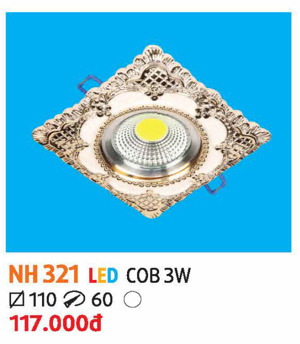 Đèn Downlight âm trần Nh321