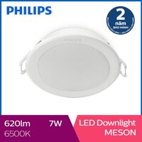 Đèn Downlight âm trần Philips LED Meson 59202 7W 6500K- Ánh sáng trắng LazadaMall