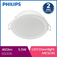 Đèn Downlight âm trần Philips LED Meson 59201 5.5W 6500K- Ánh sáng trắng LazadaMall