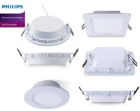 Đèn Downlight âm trần vuông Led Philips SmartBright DN027B LED12 L150 15W 1200Lm