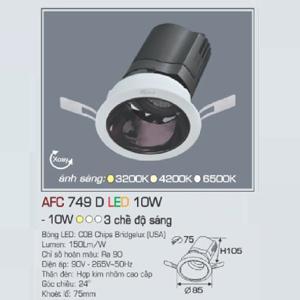 Đèn downlight led 1 chế độ  AFC 749D 10W
