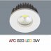 Đèn downlight led 1 chế độ  AFC 623 3W 1C