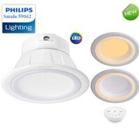 Đèn Downlight led Smalu 59062 9W D125 gồm Remote
