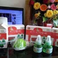 ĐÈN ĐUỔI MUỖI XÔNG TINH DẦU THIÊN NHIÊN HÀN QUỐC