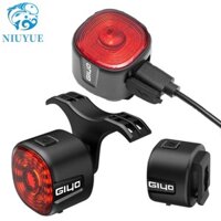 Đèn đuôi phanh xe đạp LED thông minh VANES1, có thể sạc lại 6 chế độ cảm biến phanh xe đạp Đèn xe đạp phía sau, tín hiệu dừng chống bụi Type-C Đèn đuôi phanh thông minh Đường cao tốc