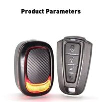 Đèn đuôi xe đạp kiêm cảm biến chống trộm, remote không dây A5