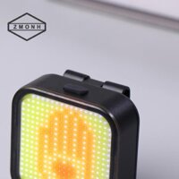 Đèn đuôi xe đạp ZMONH USB LED sáng phía sau màu đỏ Đèn xe đạp an toàn khi đi xe ban đêm Đèn hậu xe đạp Lighg * mới
