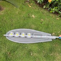 Đèn đường 200w hình chiếc lá bằng nhôm đúc cao cấp, có 4 thấu kính quang học siêu sáng (TK04)