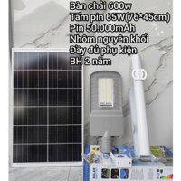 Đèn Đường Bàn Chải Chim Ưng Năng Lượng 600W, Thời Gian Chiếu Sáng Suốt Đêm 12-14h