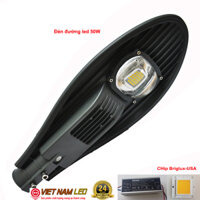 Đèn đường led 50W 1 mắt led, nguồn done, chip Briglux USA