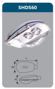 Đèn đường led 60w SHDS60