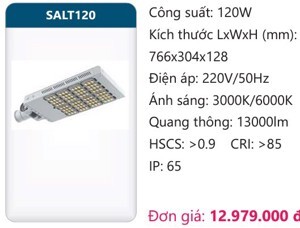 Đèn đường led Duhal SALT120 120w