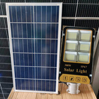 ĐÈN ĐƯỜNG NĂNG LƯỢNG MẶT TRỜI 300W (TẤM PIN RỜI)