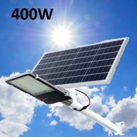 Đèn Đường Năng Lượng Mặt Trời 400W Tấm Pin Rời