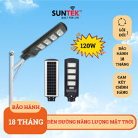 Đèn Đường Năng Lượng Mặt Trời SUNTEK SL120 cảm ứng chống nước LED, Bảo Hành 2 Năm