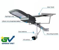 Đèn đường năng lượng mặt trời với camera wifi 4g Camera quan sát ngoài trời NLCM01