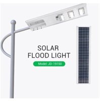 Đèn đường năng lượng mặt trời 150W JINDIAN, JD-19150 tắt mở cảm ứng, 243 Chip led SMD, vỏ nhôm, kính cường lực kt 90x22