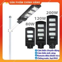 Đèn Đường Năng Lượng Mặt Trời Liền Thể 80/120/200W-LED LION Solar Light -Truyền Sáng Tốt;Độ Bền Cao-Cảm Biến Thông Minh