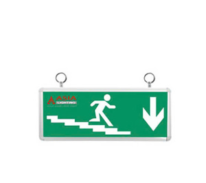 Đèn EXIT chỉ dẫn hướng xuống asia ECX-01 MẶT