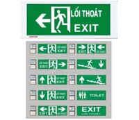 Đèn exit Kentom KT-610 nhiều mẫu mã lựa chọn, chiếu sáng tự động khi mất điện - Hàng chính hãng - Mã 2