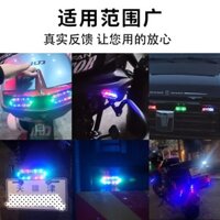 Đèn flash chống va chạm phía sau bằng năng lượng mặt trời cho đèn cảnh báo xe điện và xe máy không cần nối dây laser x