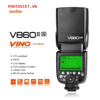 Đèn Flash GODOX V860II C GN60 TTL HSS 1/8000s For CANON - New