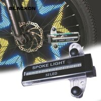 Đèn Flash lốp lốp BLACKON, Đèn cảnh báo xe đạp đầy màu sắc chạy bằng pin Neon, Trang trí vành xe đạp Loại bỏ nhanh Đèn cảnh báo xe đạp LED