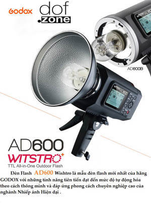 Đèn flash ngoại cảnh Godox Witstro AD600B