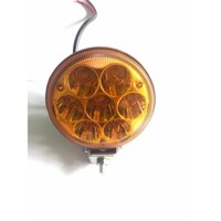 đèn Gầm led bar ánh sáng vàng 7 mắt lõm tròn