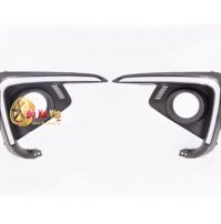 Đèn gầm trước xe ERTIGA Led 2 màu Daylight trắng Vàng xi nhan chạy đuổi phong cách Audi trang trí làm đẹp cản trước ô tô SUZUKI cao cấp