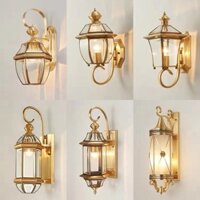 Đèn Gắn Tường Bằng Đồng Cao Cấp Trang Trí Nhà Cửa, Sân Vườn Sang Trọng