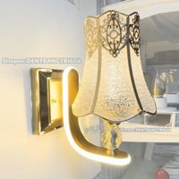 Đèn Gắn Tường Đế LED Cao Cấp Kèm Bóng, Trang Trí Phòng Ngủ Phòng Khách