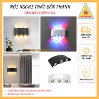 Đèn gắn tường - Đèn Led hắc tường, hợp kim sơn tĩnh điện, decor nhà cực chill, chống nước IP65 mã 104 - 107T