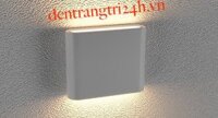 Đèn gắn tường ngoà trời led hắt sáng 2 đầu VL-8408A/WH L110xH90